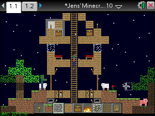 MInecraft 2D Night, Decided to expand my little 2D Minecraf…